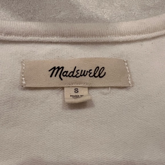Madewell Indie Henley Neutral Cream Tank Top Thong Bodysuit Sz Small - Picture 8 of 8